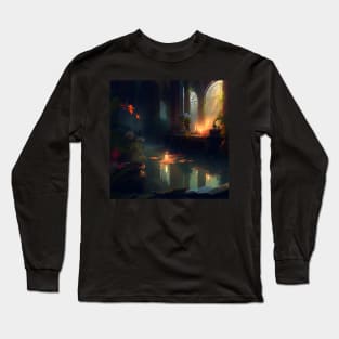 Candlelit Hot Springs Long Sleeve T-Shirt